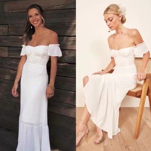 REFORMATION Butterfly Dress - Ivory